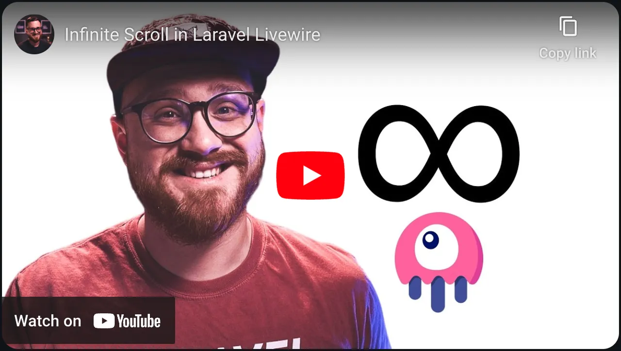 Infinite Scroll in Laravel Livewire