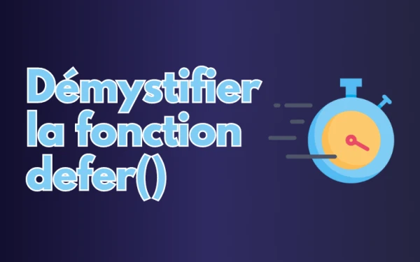 Laravel France - Démystifier la fonction defer()
