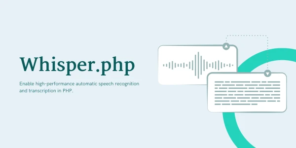 Whisper.php - Automatic speech recognition and transcription - Laravel News