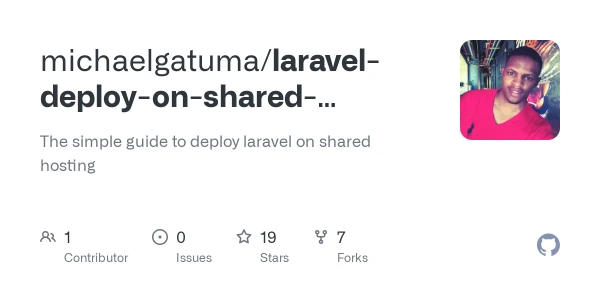 GitHub - michaelgatuma/laravel-deploy-on-shared-hosting: The simple guide to deploy laravel on shared hosting
