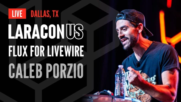 Flux, the UI Library for Livewire | Caleb Porzio at Laracon US 2024 in Dallas, TX - YouTube