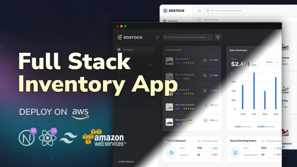 Build Nextjs Inventory Management Dashboard & Deploy on AWS | Postgres, Node, Tailwind, EC2, RDS, S3 - YouTube