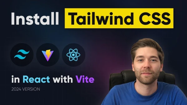 The FAST Way to Install Tailwind CSS in 2024 - Tutorial for Beginners with Vite + React - YouTube