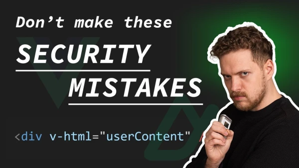 Make your Vue & Nuxt apps MORE SECURE! - YouTube