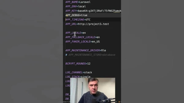 Laravel Production: Don't Forget APP_DEBUG=false #Laravel - YouTube