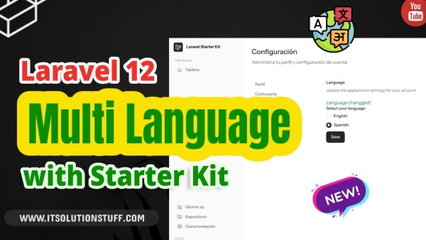 Laravel 12 Multi Language Website with Starter Kit - YouTube