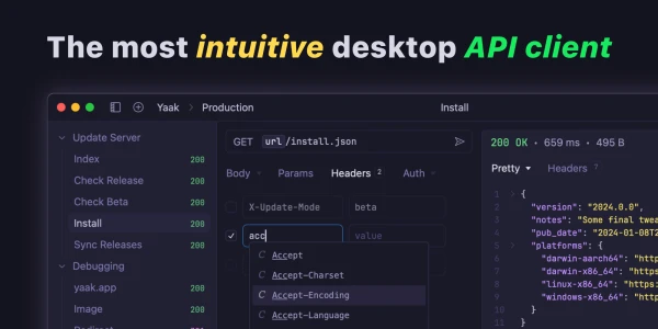 Yaak – The API client for modern developers