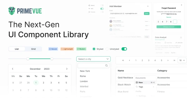 Tailwind CSS based Vue UI Component Library