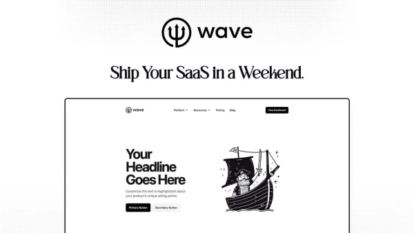 Wave · The perfect Laravel Starter Kit for your next idea.